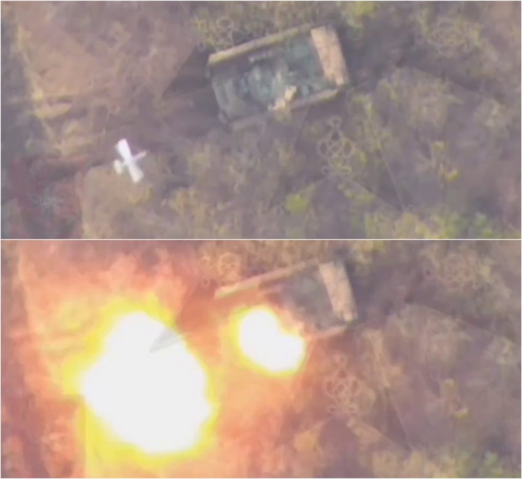 Grab-from-a-video-showing-two-explosions-before-a-Bradley-IFV-indicating-the-Lancet-is-a-new-type-of-warhead.jpeg