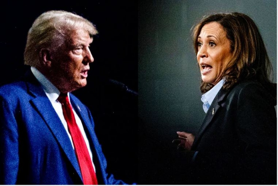 Οριακό προβάδισμα Trump ενόψει του debate με Kamala Harris