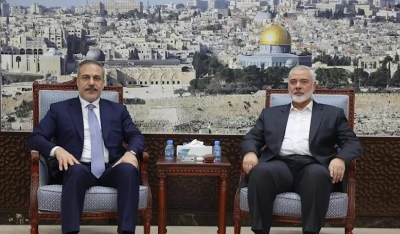 Συνάντηση του ΥΠΕΞ της Τουρκίας με τον επικεφαλής του Πολιτικού Γραφείου της Hamas για κατάπαυση πυρός στη Γάζα
