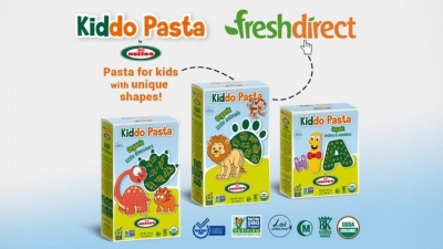 Τα Organic Kiddo pasta από την ΗΛΙΟΣ στο Fresh Direct στις ΗΠΑ