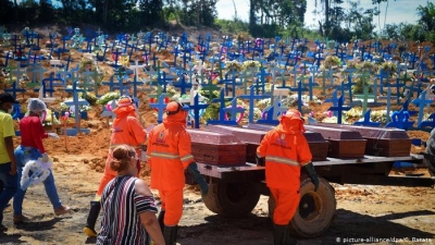 Βραζιλία: Πάνω από 550 χιλ. οι νεκροί από covid 19 - Ο 2ος βαρύτερος απολογισμός στον πλανήτη