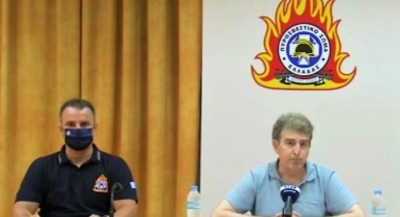 Χρυσοχοΐδης: Πολύ βελτιωμένη η εικόνα της πυρκαγιάς στην Αχαΐα - Κατορθώσαμε να μην λάβει μεγαλύτερες διαστάσεις