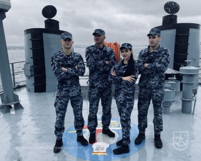 Το Πολεμικό Ναυτικό της Πολωνίας εκπαιδεύει Ουκρανούς δόκιμους στο πλοίο ORP Wodnik