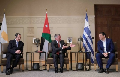 Τσίπρας: Ενδυναμώνει η συνεργασία Ελλάδας – Κύπρου - Ιορδανίας την ειρήνη και σταθερότητα στην Ανατολική Μεσόγειο