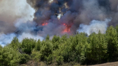 Εκτός ελέγχου η πυρκαγιά στην Ηλεία - Κατευθύνεται προς την Αρχαία Ολυμπία - Αναφορές για εγκλωβισμένους
