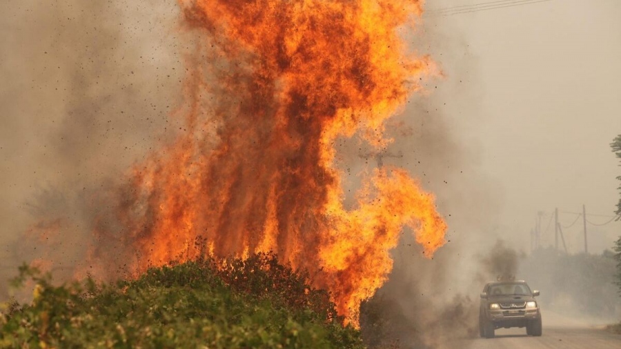 Φωτιά στη Μαγνησία - Εκκένωση της περιοχής Γαβριανή