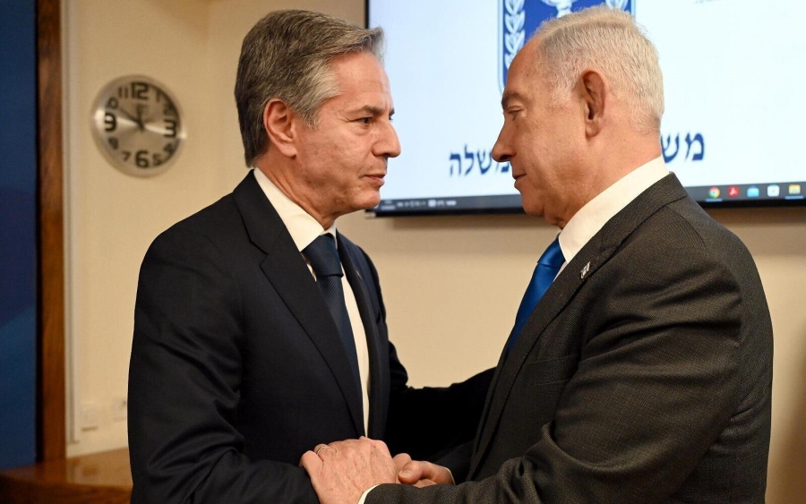 Σε εξέλιξη η συνάντηση Blinken με Netanyahu – Συζητούν για κατάπαυση του πυρός σε Γάζα και Λίβανο