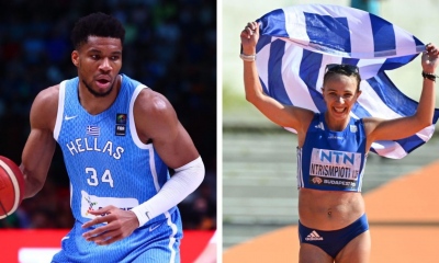 Γιάννης Αντετοκούνμπο και Αντιγόνη Ντρισμπιώτη οι σημαιοφόροι της Ελλάδας στην τελετή έναρξης των Ολυμπιακών Αγώνων