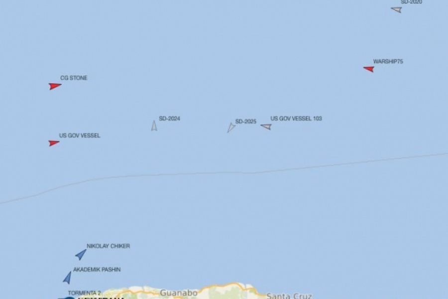 Έξι αμερικανικά πλοία συνοδεύουν ρωσικά πλοία στα ανοικτά της Κούβας