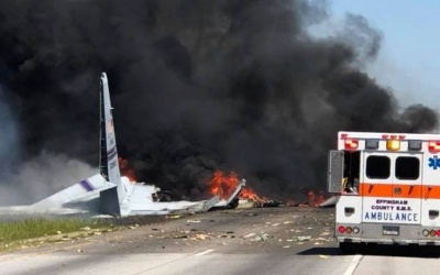 Βίντεο - ντοκουμέντο με την πτώση του C-130 στις ΗΠΑ