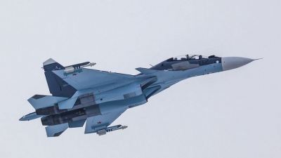 Τα Su-34 επιτέθηκαν στις Ουκρανικές Ένοπλες Δυνάμεις στην περιοχή Kursk με βόμβες ολίσθησης