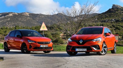 Opel Corsa 1.2T vs Renault Clio 1.3 TCe: Μάχη στα 130 άλογα!