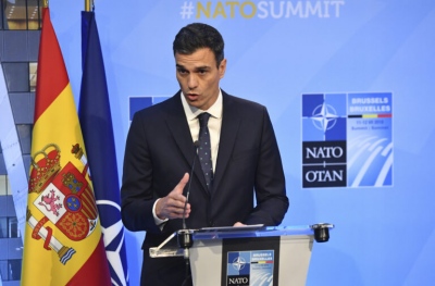Sanchez (Πρωθυπουργός Ισπανίας) στη Σύνοδο Κορυφής του ΝΑΤΟ: Θα δαπανήσουμε το 2% του ΑΕΠ στην άμυνα