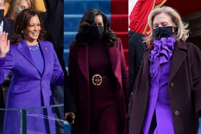 Γιατί οι Kamala Harris, Michelle Obama, Hillary Clinton φόρεσαν όλες μωβ στην ορκωμοσία;