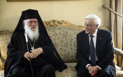 Συνάντηση Παυλόπουλου - Ιερώνυμου για το Μακεδονικό - Άμεση εμπλοκή της Εκκλησίας στο διπλωματικό ζήτημα