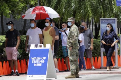 ΗΠΑ: 9.300 νέα κρούσματα κορωνοϊoύ στην Φλόριντα - Ξεπέρασε τη Νέα Υόρκη