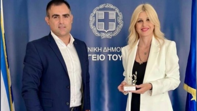 Έλενα Ράπτη: Συνάντηση με τον Πρόεδρο του Τουριστικού Συλλόγου Δήμου Θερμαϊκού