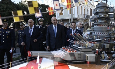 Παρουσία ΥΕΘΑ Νίκου Δένδια στον εορτασμό των Θεοφανίων στη Χίο