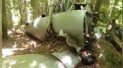 Ένα καλά κρυμμένο «μυστικό»: Εντοπίστηκε μαχητικό, 77 χρόνια μετά την πτώση του στο δάσος Φρακτού - Δεν βρέθηκαν σοροί