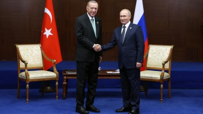 Erdogan σε Putin: Είμαι σίγουρος ότι μπορεί να βρεθεί λύση για τη συμφωνία σχετικά με τα σιτηρά
