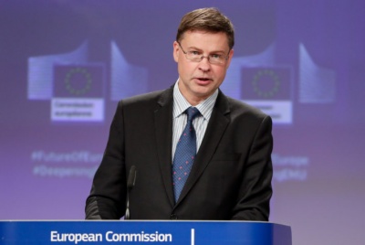 Dombrovskis (Κομισιόν): Πρέπει να χαράξουμε ένα σημαντικό σχέδιο χρηματοδότησης για τη φάση της ανάκαμψης