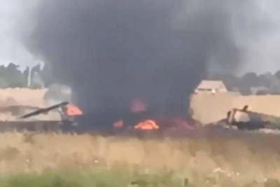 Κοντά στο Donetsk, ουκρανικό drone κατέρριψε ελικόπτερο Mi-8 της Ρωσικής Φρουράς