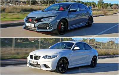 BMW M2 vs Honda Civic Type R: Συγκρίνουμε δύο μοντέλα με πάνω από 300 άλογα το καθένα!