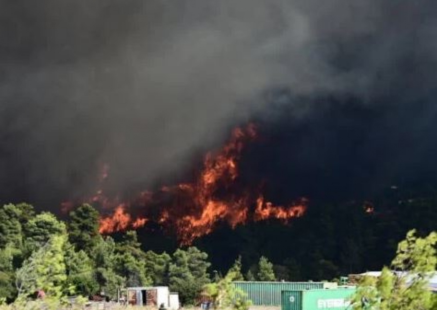 Βροχή τα μηνύματα του 112 για την πύρινη λαίλαπα στον Βαρνάβα – Εκκενώσεις σε Σταμάτα, Γραμματικό, Ροδόπολη και Αμυγδαλέζα