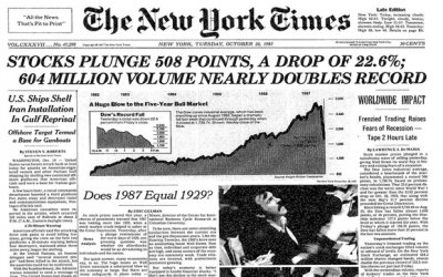 Πόσο κοντά είναι το κραχ στις παγκόσμιες αγορές; - Τι μας έμαθε πραγματικά η «μαύρη Δευτέρα» του 1987