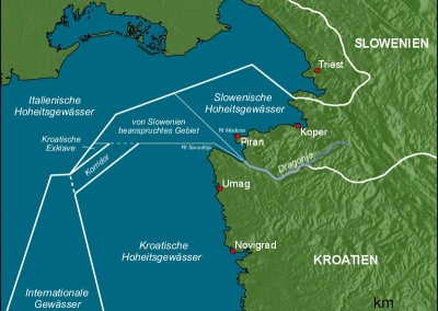 Σε ανοιχτή διαμάχη Σλοβενία και Κροατία εξαιτίας της διαφωνίας για τα θαλάσσια σύνορα στη βόρεια Αδριατική