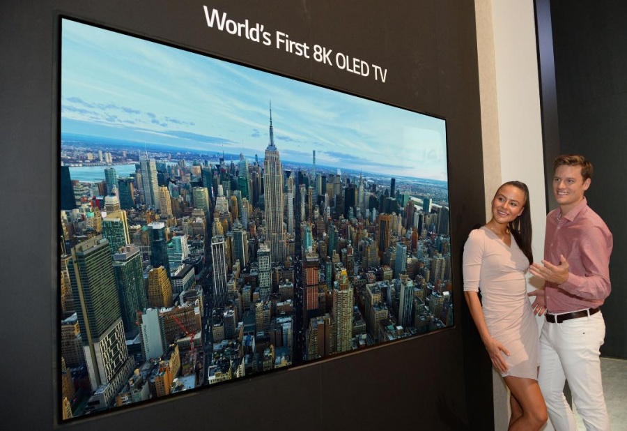 H LG παρουσιάζει στην IFA 2018 την πρώτη τηλεόραση 8K OLED παγκοσμίως