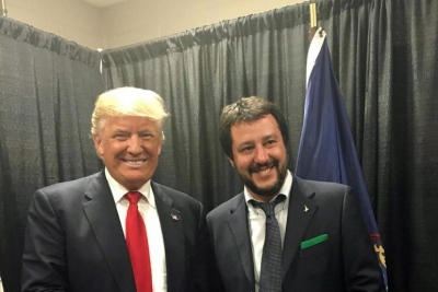 Salvini: Η αριστερά οπλίζει τα χέρια των τρομοκρατών – Στις ΗΠΑ με τον Trump, στην Ιταλία με τον Berlusconi