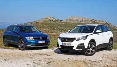 Peugeot 3008 1.2 PureTech 130 vs VW Tiguan 1.4 TSI 125PS: Ποιό είναι το καλύτερο;