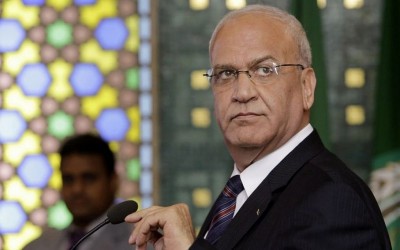 Erekat (PLO): Η Παλαιστίνη έπεσε θύμα των προεκλογικών φιλοδοξιών του Τραμπ