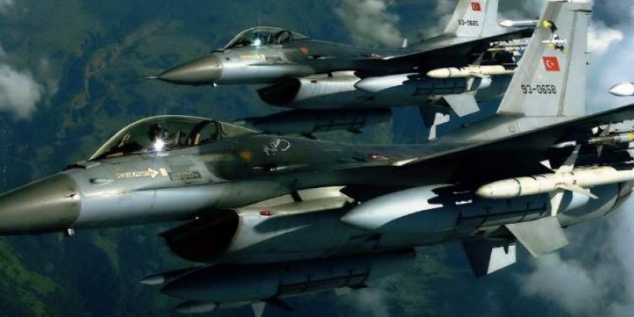 Υπερπτήση τουρκικών μαχητικών F 16 πάνω από τη Ρω