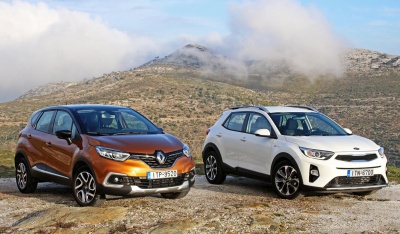 Συγκρίνουμε τα Kia Stonic 1.6 CRDi vs Renault Captur 1.5 dCi