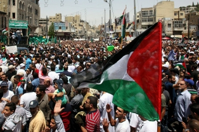 Ιορδανία: Εκατοντάδες διαδηλωτές ζήτησαν να κλείσει η ισραηλινή πρεσβεία στο Αμάν
