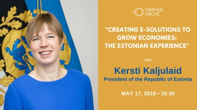 Το Orange Grove φιλοξενεί την Πρόεδρο της Εσθονίας, Kersti Kaljulaid για την ψηφιοποίηση της Οικονομίας