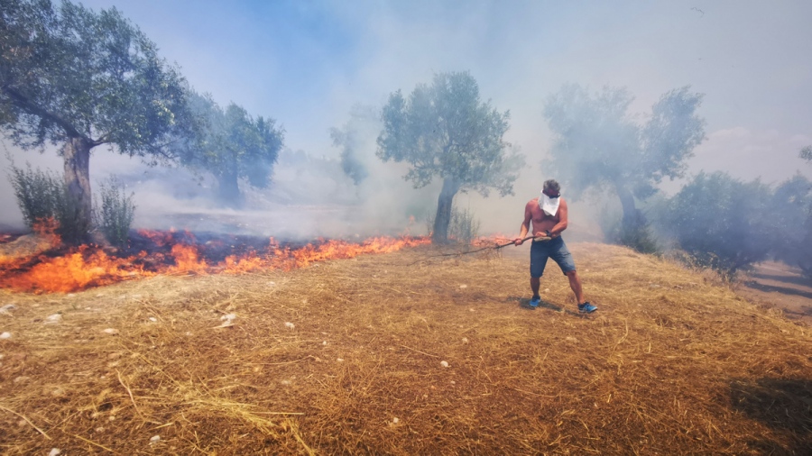 Πυρκαγιά στην Κερατέα: Προειδοποίηση από το 112 στους κατοίκους να απομακρυνθούν προς ασφαλείς περιοχές