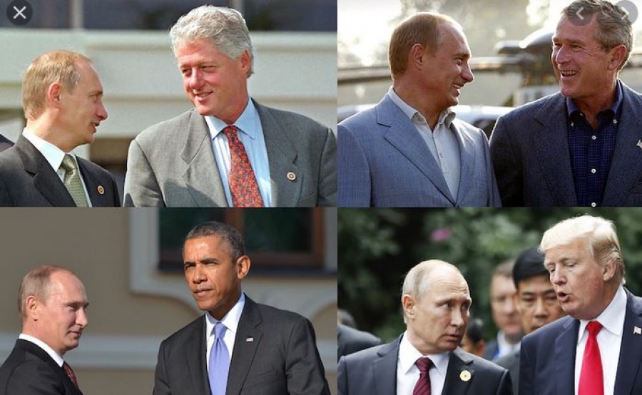 Δύο δεκαετίες τεταμένων σχέσεων μεταξύ του Ρώσου προέδρου Putin και των Αμερικανών ομολόγων του