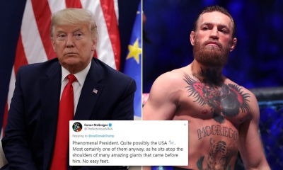 McGregor (μαχητής UFC): O Trump έπρεπε να είναι σε γιοτ – Αλλά φτύνει σφαίρες για την Πατρίδα, ο Θεός να σε έχει καλά!