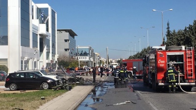 Ισχυρή έκρηξη σε parking στη Λεωφόρο Βουλιαγμένης