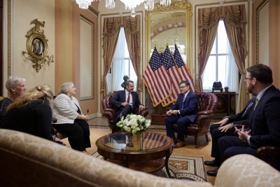 ΗΠΑ: Συνάντηση Μητσοτάκη με τον πρόεδρο της Βουλής των Αντιπροσώπων