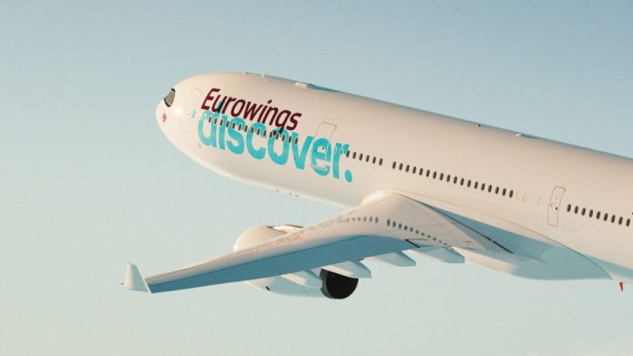 Νέες πτήσεις της Eurowings από Γερμανία σε Θεσσαλονίκη τον χειμώνα