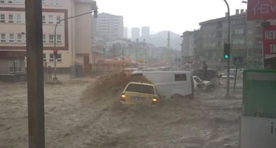 Τουρκία: Πρωτοφανείς πλημμύρες στην Άγκυρα από ισχυρή καταιγίδα