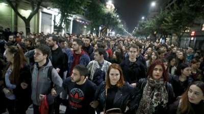 Ένταση στη Θεσσαλονίκη στις πορείες για το Πολυτεχνείο