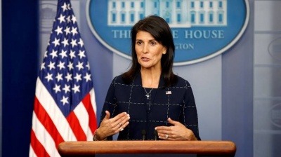 Eπίθεση Haley σε αραβικά και ισλαμικά κράτη για τη βοήθεια προς τους Παλαιστινίους