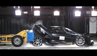 Θεαματικό το crash-test του Koenigsegg Regera