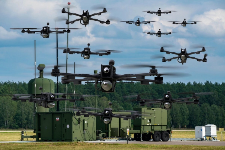  Αλλάζουν όλα στον πόλεμο με τον φονιά των UAV. Το πάμφθηνο όπλο που καταρρίπτει ταυτόχρονα πολλά drones.