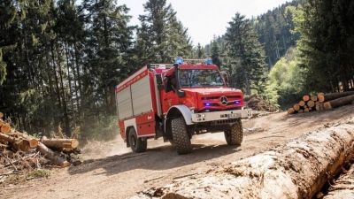 Εύβοια: Ανατράπηκε πυροσβεστικό όχημα
